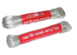 כבל כביסה מצופה 50 מטר