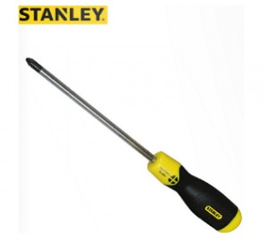 מברג שטוח מחוסם 100x5 מ"מ STANLEY מברג שטוח מחוסם 100x5 מ"מ STANLEY