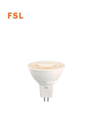 לד  7W COB ACDC 12V MR16  לבן חם  60°  FSL