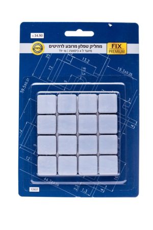 מחליק טפלון מרובע לרהיטים - 16 יח' (פרימיום) מחליק טפלון מרובע לרהיטים - 16 יח' (פרימיום)