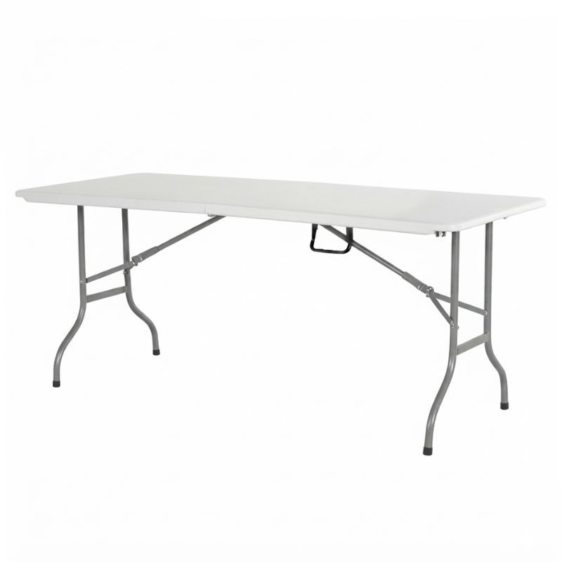 שולחן אירוח מתקפל למזוודה Folding Table לבן White אורך 2.44 כתר שולחן אירוח מתקפל למזוודה Folding Table לבן White אורך 2.44 כתר