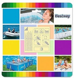ערכת תיקון מדבקות מתחת למים BESTWAY 62091 ערכת תיקון מדבקות מתחת למים BESTWAY 62091