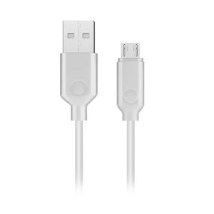 כבל מיקרו USB לבן 1 מטר T58 כבל מיקרו USB לבן 1 מטר T58