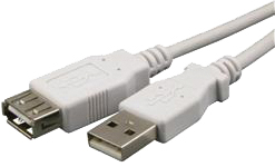כבל מאריך 5 מטר USB בליסטר 103383 כבל מאריך 5 מטר USB בליסטר 103383