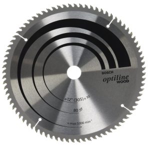 להב Optiline Wood לעץ "12 - 80 שיניים Bosch 2608640922 בוש להב Optiline Wood לעץ "12 - 80 שיניים Bosch 2608640922 בוש