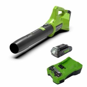 מפוח עלים GEN2-24V +סוללה 2Ah + מטען greenworks מפוח עלים GEN2-24V +סוללה 2Ah + מטען greenworks