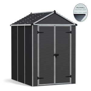 מחסן גינה Rubicon אפור כהה 1.9X2.3 מבית פלרם - Canopia מחסן גינה Rubicon אפור כהה 1.9X2.3 מבית פלרם - Canopia