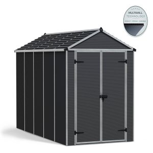 מחסן גינה Rubicon אפור כהה 1.9X3.8 מבית פלרם - Canopia מחסן גינה Rubicon אפור כהה 1.9X3.8 מבית פלרם - Canopia