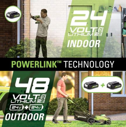 מטען מהיר Dual Port (4A) 24V greenworks מטען מהיר Dual Port (4A) 24V greenworks