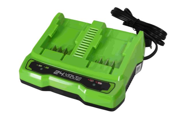 מטען מהיר Dual Port (4A) 24V greenworks מטען מהיר Dual Port (4A) 24V greenworks