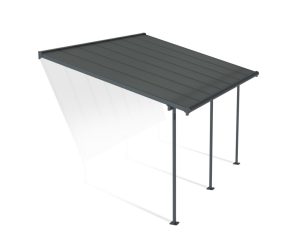 פרגולה אלומיניום Sierra אפורה 3x7.4 מבית פלרם - Canopia פרגולה אלומיניום Sierra אפורה 3x7.4 מבית פלרם - Canopia