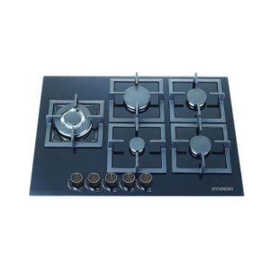 כיריים 5 להבות זכוכית HAS-705GBMCB יונדאי - Hyundai כיריים 5 להבות זכוכית HAS-705GBMCB יונדאי - Hyundai
