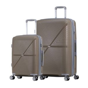 סט מזוודות קשיחות מתרחבות Hard Shell Expandable Luggage Set גודל 20/28 צבע שמפניה Champagne