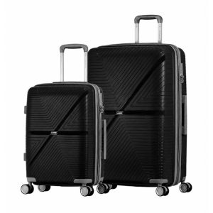 סט מזוודות קשיחות מתרחבות Hard Shell Expandable Luggage Set גודל 20/28 צבע שחור Black