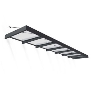 גגון SOPHIA XL אפור שקוף 1.4x6.6 מבית פלרם - Canopia גגון SOPHIA XL אפור שקוף 1.4x6.6 מבית פלרם - Canopia
