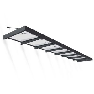 גגון SOPHIA XL אפור שקוף 1.4x7.5 מבית פלרם - Canopia גגון SOPHIA XL אפור שקוף 1.4x7.5 מבית פלרם - Canopia