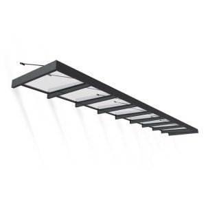 גגון SOPHIA XL אפור שקוף 1.4x8.5 מבית פלרם - Canopia גגון SOPHIA XL אפור שקוף 1.4x8.5 מבית פלרם - Canopia