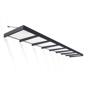 גגון SOPHIA XL אפור - לבן אופל 1.4x7.5 מבית פלרם - Canopia גגון SOPHIA XL אפור - לבן אופל 1.4x7.5 מבית פלרם - Canopia