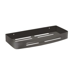 מדף למקלחת בהדבקה Set & Stick אפור מטאלי מדף למקלחת בהדבקה Set & Stick אפור מטאלי