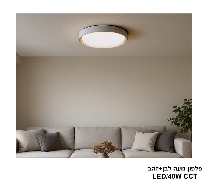 פלפון נועה לבן+זהב CCT פלפון נועה לבן+זהב CCT