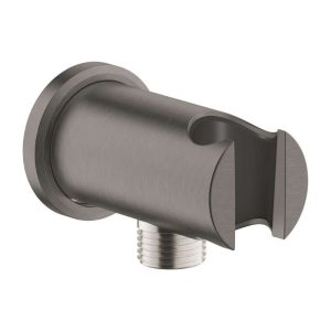 נקודת מים עגולה + מתלה RAINSHOWER גרפיט מוברש גרואה נקודת מים עגולה + מתלה RAINSHOWER גרפיט מוברש גרואה