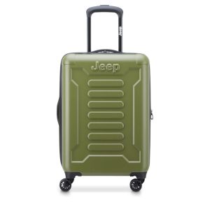 מזוודה טרולי 20' קשיחה JEEP ירוק מזוודה טרולי 20' קשיחה JEEP ירוק