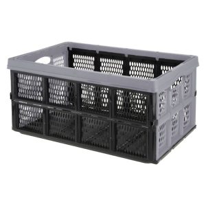 ארגז מתקפל 32 ל' 50x35x25 ס"מ- גוון אפור ארגז מתקפל 32 ל' 50x35x25 ס"מ- גוון אפור