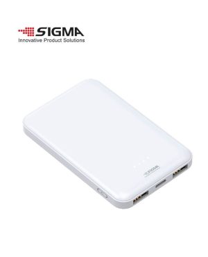 סוללת גיבוי 5,000MAH סיגמא לבן סוללת גיבוי 5,000MAH סיגמא לבן
