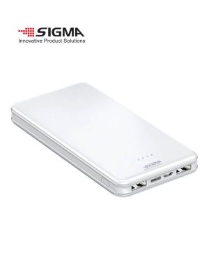 סוללת גיבוי 10,000MAH סיגמא לבן סוללת גיבוי 10,000MAH סיגמא לבן