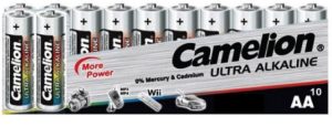עשיריית סוללות LR06X10 AA  CAMELION