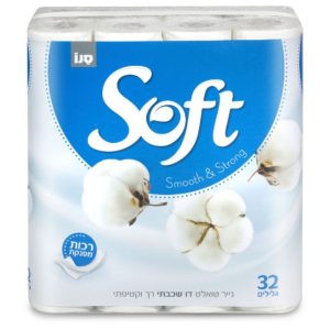 נייר טואלט לבן SOFT - סנו נייר טואלט לבן SOFT - סנו