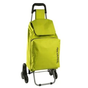 עגלת קניות איכותית בצבע ירוק מבית ARCOSTEEL עגלת קניות איכותית בצבע ירוק מבית ARCOSTEEL