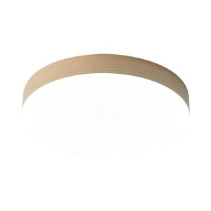 גוף תאורה צמוד תקרה 600ממ עץ ORA 65W CCT