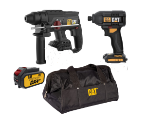 סט 18V פטישון + אימפקט + סוללה + תיק CAT יבואן רשמי ! סט 18V פטישון + אימפקט + סוללה + תיק CAT יבואן רשמי !