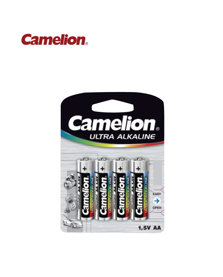 מארז 4 סוללות CAMELION LR6 AA מארז 4 סוללות CAMELION LR6 AA