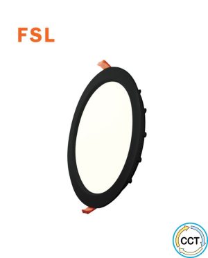 שקוע CCT-18W עגול FLAT שחור FSL-220 שקוע CCT-18W עגול FLAT שחור FSL-220