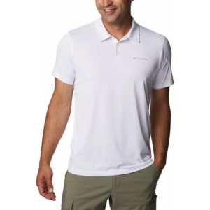 חולצת גברים פולו דגם Hike Polo Shirt לבן חולצת גברים פולו דגם Hike Polo Shirt לבן