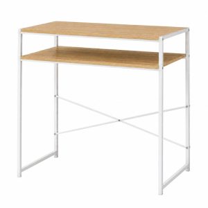 שולחן כתיבה ועבודה קומפקטי Desk צבע אלון Oak שולחן כתיבה ועבודה קומפקטי Desk צבע אלון Oak