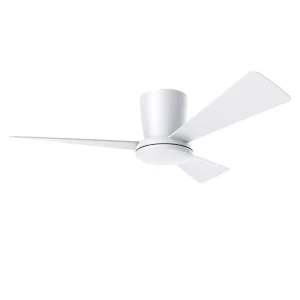 מאוורר תקרה 44" STAR 2 לבן עם שלט ותאורת LED 20W Star סטאר